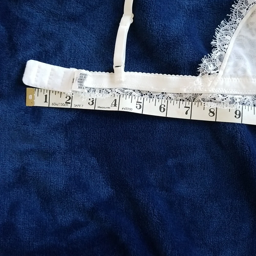 White lace bralette sz s - Picture 9 of 10